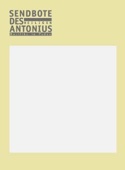 Sendbote Des Heiliges Antonius | Sendbote Des Hl. Antonius